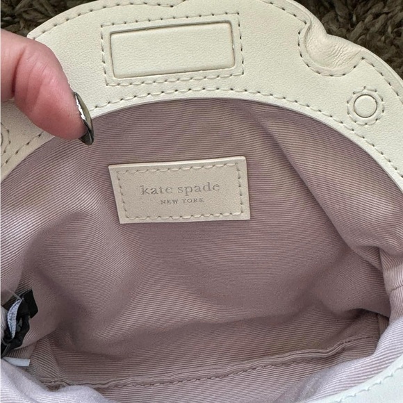 Kate spade Pearlized Smooth Quilted Leather cloud mini crossbody - Picture 6 of 8